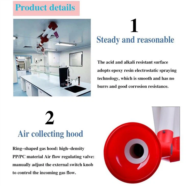 PP Fume Extraction Arm Laboratory