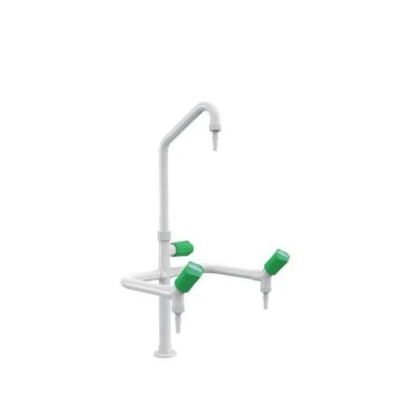 3 Outlets Durable Brass Gooseneck Lab Faucet